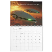 Calendrier mural de l'espace verset biblique 2026 (Feb 2027)