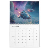 Calendrier mural de l'espace verset biblique 2026 (Mar 2027)