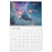 Calendrier mural de l'espace verset biblique 2026 (Mar 2027)