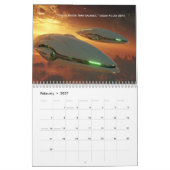Calendrier mural de l'espace verset biblique 2026 (Feb 2027)