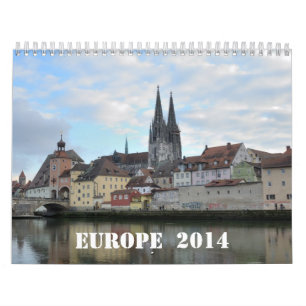 Calendrier mural de l'Europe 2014