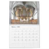 Calendrier mural de l'orgue - Un calendrier musica (Feb 2026)