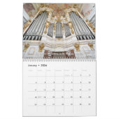 Calendrier mural de l'orgue - Un calendrier musica (Jan 2026)