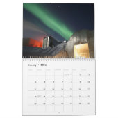 Calendrier mural de lumières du nord (Jan 2026)