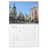 Calendrier mural de Madrid 2014 (Feb 2027)