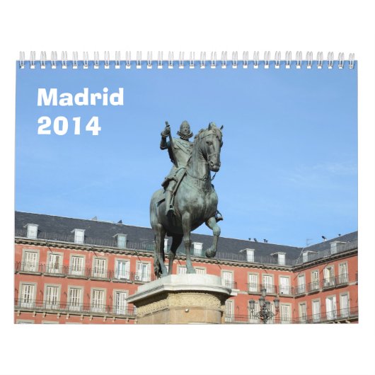 Calendrier mural de Madrid 2014 (Protection)