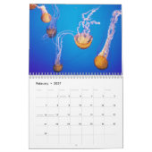 Calendrier mural de méduses (Feb 2027)
