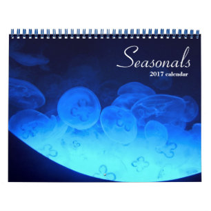 Calendrier mural de méduses 2017