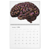 Calendrier mural de mot et d'Emoji-Art (Jan 2026)