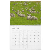 Calendrier mural de moutons (Mar 2027)