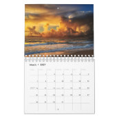 Calendrier mural de paysage marin de lever de (Mar 2027)