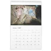 Calendrier mural de Sarah Allegra 2019 (Jan 2027)
