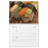 Calendrier mural de sushi (Feb 2026)