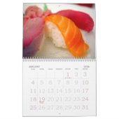 Calendrier mural de sushi (Jan 2026)