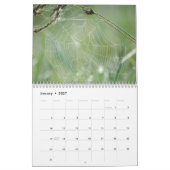 Calendrier mural de toiles d'araignée (Jan 2027)