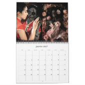 Calendrier mural de vanités – Format vertical (Jan 2027)