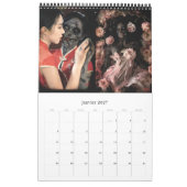 Calendrier mural de vanités – Format vertical (Jan 2027)