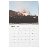 Calendrier mural de volcan de lave (Feb 2027)