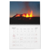Calendrier mural de volcan de lave (Mar 2026)