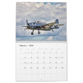 Calendrier mural de Warbirds (Feb 2026)