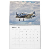 Calendrier mural de Warbirds (Feb 2027)