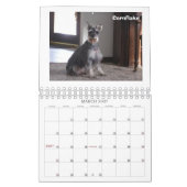 Calendrier Mural Délivrance de Schnauzer du 2012 américanisé (Mar 2027)