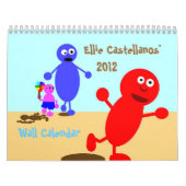 Calendrier mural d'Ellie Castellanos 2012 (Protection)