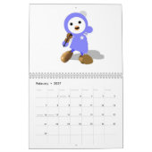 Calendrier mural d'Ellie Castellanos 2012 (Feb 2027)