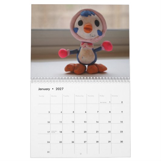 Calendrier mural d'Ellie Castellanos 2013 (Jan 2027)