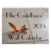 Calendrier mural d'Ellie Castellanos 2015 (Protection)