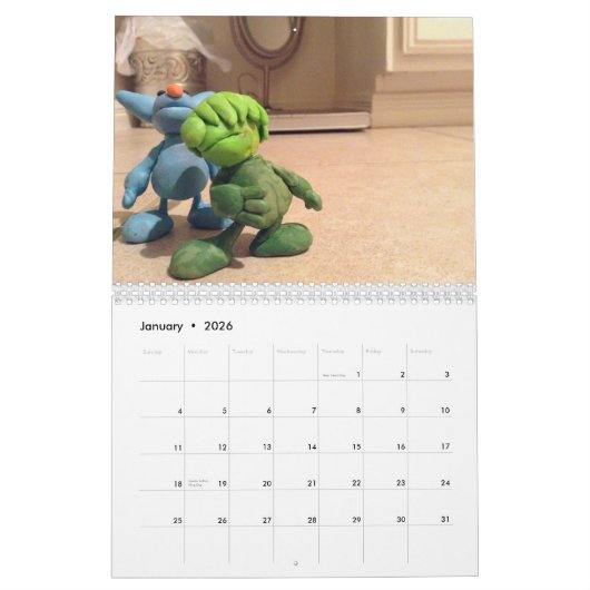 Calendrier mural d'Ellie Castellanos 2015 (Jan 2026)