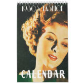calendrier mural des années 1930 (Protection)