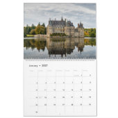Calendrier mural des châteaux de l'Europe 2025 (Jan 2027)