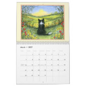 Calendrier mural des chiens de berger border colli (Mar 2027)