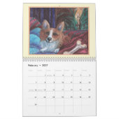 Calendrier mural des chiens de Corgi à partir de p (Feb 2027)