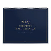 Calendrier mural des Écritures 2027 (Protection)