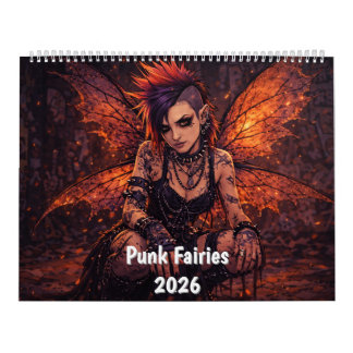Calendrier mural des fées punk
