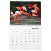Calendrier mural des Flamants roses (Mar 2027)