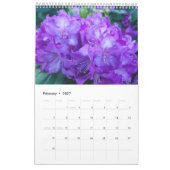 Calendrier mural des fleurs 2019 par Lisa Blake (Feb 2027)