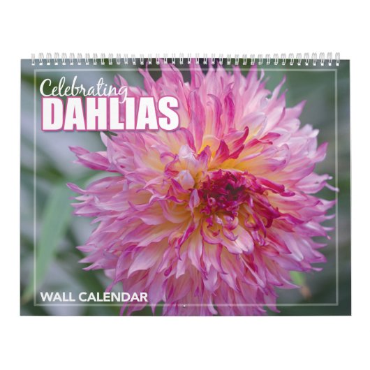 Calendrier mural des fleurs Dahlia (Protection)