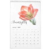 Calendrier mural des fleurs simples (Jan 2027)