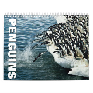 Calendrier mural des pingouins 2022