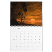 Calendrier mural des plages de blasphème numérique (Mar 2027)