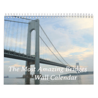 Calendrier mural des ponts les plus Extraordinaire