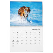 Calendrier mural des tigres (Feb 2027)