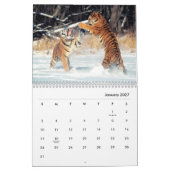 Calendrier mural des tigres (Jan 2027)