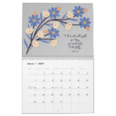 Calendrier mural des versets de la Bible et de la (Mar 2027)