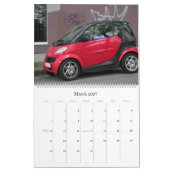 Calendrier mural des voitures intelligentes 2025 (Mar 2027)