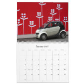 Calendrier mural des voitures intelligentes 2025 (Jan 2027)