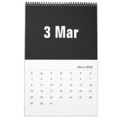 Calendrier Mural Design graphique moderne 2020 ~ Leslie Peppers (Mar 2026)